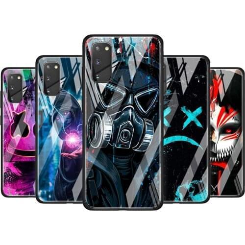 Cool Street Head Boy Tempered Glass Cover For Samsung Galaxy S20 S10 S9 S8 S10E FE Ultra Plus Lite 5G Phone Case