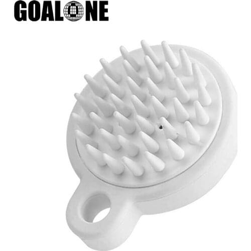 GOALONE Silicone Shampoo Brush Hair Washing Comb Scalp Massage Brush Spa Slimming Massage Scrubber Soft Shampoo Massage Brushes
