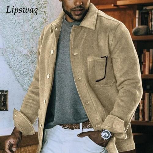 Lipswag Men's Long Jackets