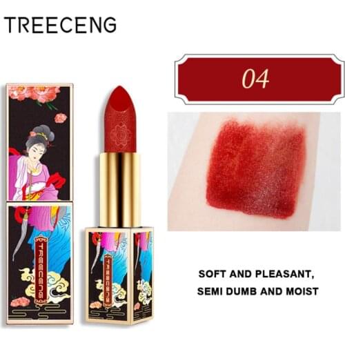 Matte Lipstick Lips 3d Hollowing Process Gift Long Lasting Waterproof Moisturize Women Makeup High Quality Lip Cosmetics QBMY