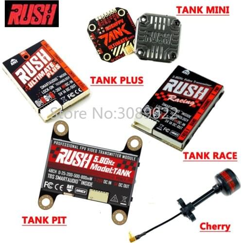 RUSH TANK MINI TANK Plus TANK Racing VTX 48CH 0/25/200/500/800mW Switchable FPV Transmitter VTX antenna For FPV Racing Drone
