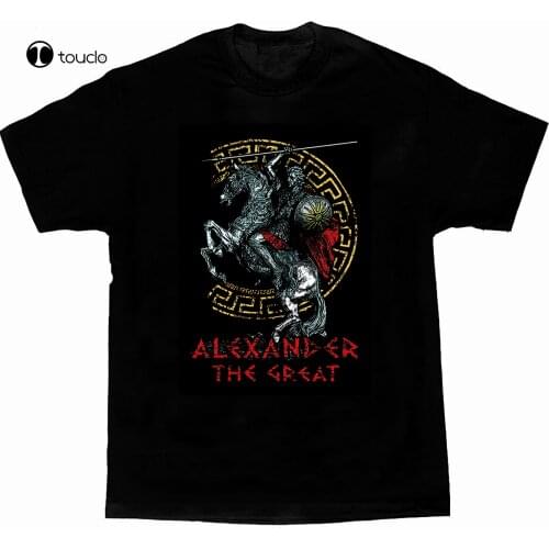 Macedonia King Greece Alexander The Great T-Shirt Summer Cotton Short Sleeve O-Neck MenS T Shirt New S-5Xl Cotton Tee Shirt