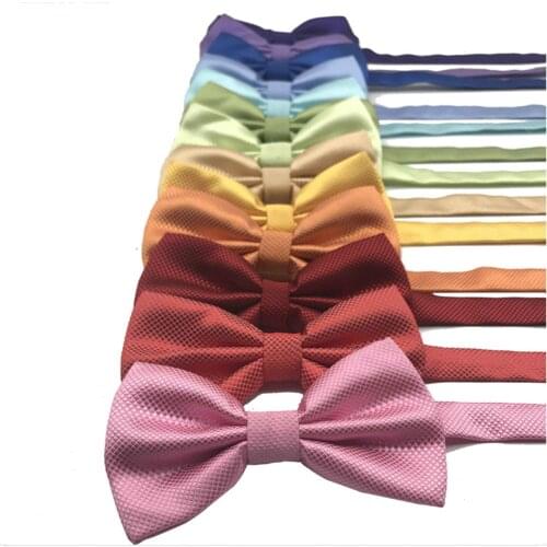 HUISHI Bowtie Men Red Bow tie Black Bowtie Gold Red Green Pink Blue White Classic Bow Tie For Men