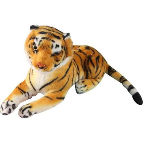 Soft Stuffed Animals Tiger Plush Toys Pillow Animal Kawaii Doll 25 Cm Simulation Tiger Girl Toys For Children