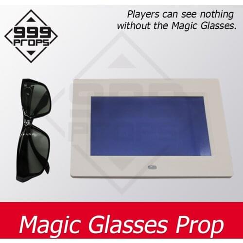 Escape room Magic glasses use glasses to find hidden clues on screen room escape devices game mechanism