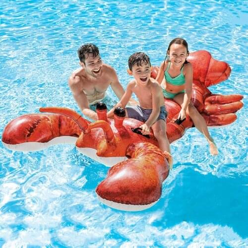 Oversized Lobster Seat Adult Floating Row Multi-Airbag Simulation Water Toy Children Inflatable Double Mount