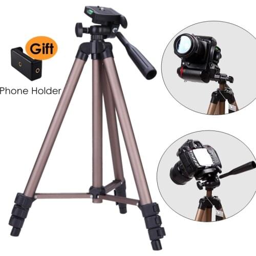 Weifeng WT3130 Protable Lightweight Aluminum Camera Tripod with Rocker Arm Carry Bag for Canon Nikon Sony DSLR Camera Camcorder