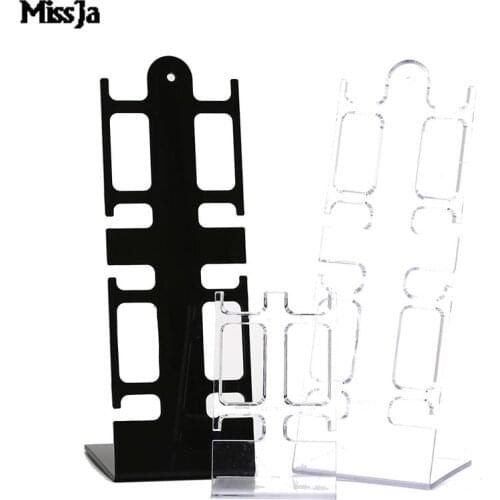 Bracelet Watch Box Jewelry Decoration Display 4-Holder Rack General Showcase Shelf PortableWatch Storage Box Case