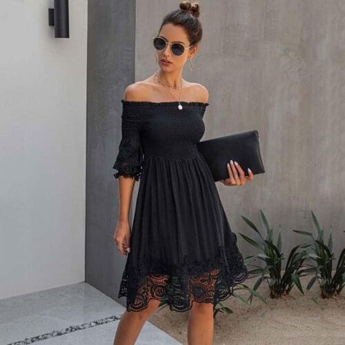 Venlilulu Off-the-shoulder Summer Dresses