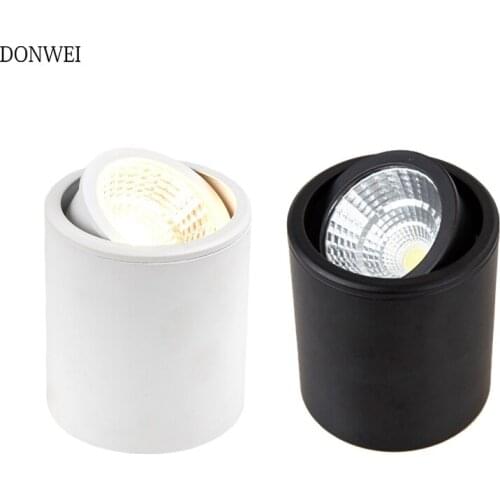 Rotating COB LED Ceiling Light 5W 10W 15W 20W 25W Down Light Surface Mount Panel Lamp 85-265V Modern Lamp For Home Decor