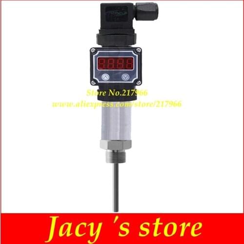 Integrated digital display temperature transmitter output plug-in in digital temperature sensor 4-20MA led display 0-10V output