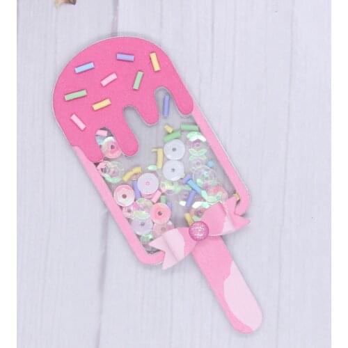 YPPCRAFT Cute Popsicle Shaker Metal Cutting Dies Stencils for DIY Scrapbooking Decorative Embossing DIY Paper Cards