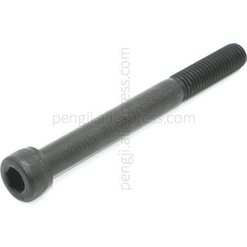 10PCS M10 - 1.5 x 100mm Socket Head Cap Screws Metric, Allen Socket Drive, 12.9 Grade Alloy Steel, DIN 912, Black Oxide Finish