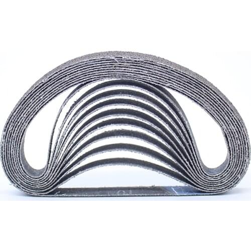 20PCS 10MM*330MM Abrasive Band for Pneumatic Belt Sander 40-400 Grits