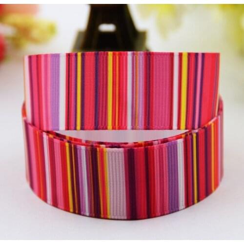 22mm 25mm 38mm 75mm Ruban satin Stripes Cartoon Character printed Grosgrain Ribbon party decoration 10 Yards X-00467