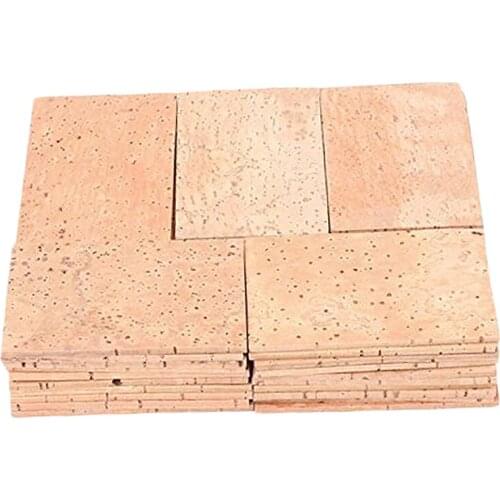 50Pcs Saxophone Neck Cork Sheet 2Mm Soprano Tenor Alto Saxophone Clarinet Joint Natural Neck Cork Sheet Natural Kit
