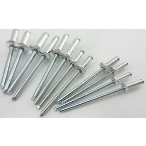 1000pcs/Lot Aluminum M3.2*9 3.2X9MM Domed round head pop rivets open end round head rivets decoration rivets metal fastners