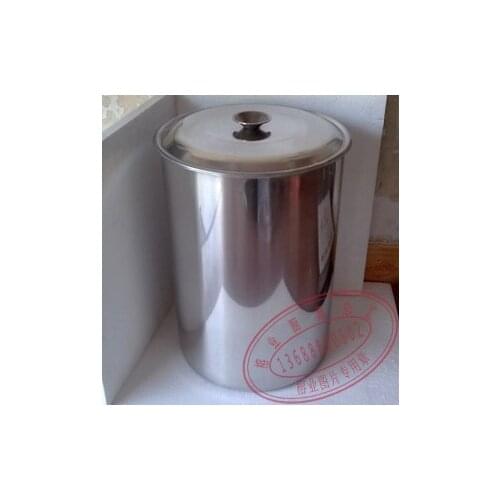0 Stainless steel large barrel 70L water storage bucket soup stock pot tom bucket milk tea bucket