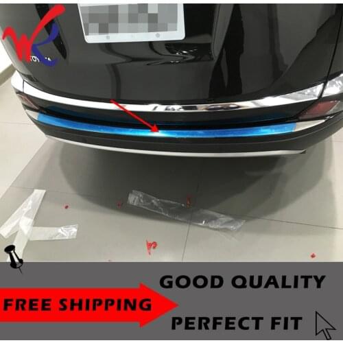 Loyalty for Toyota RAV4 2016 2017 Outer Rear Bumper Trunk Threshold Sill Plate Cover Trim Car Accessories Auto Styling