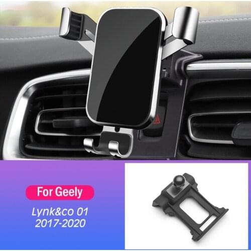 Car Mobile Phone Holder Special Air Vent Mounts Stand GPS Navigation Bracket For LYNK&CO 01 2017 2018 2019 2020 Car Accessories