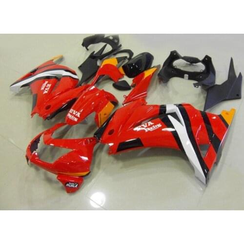 Motorcycle Fairing kit for KAWASAKI Ninja ZX250R ZX 250R 08 09 10 11 12 EX250 250R 2008 2010 2012 Red black Fairings set+gifts