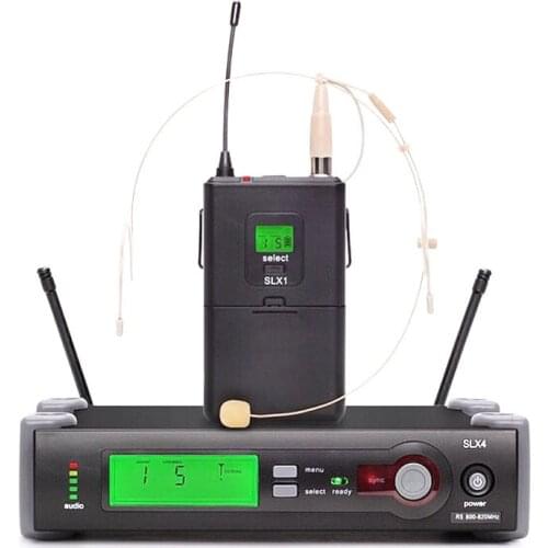 High Quality Single Handheld Wireless Microphone Karaoke UHF Vocal Microphone SLX24/Beta58 SLX4 SLX2 Microfone System with 6 pin