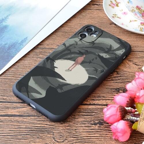 For iPhone Storm Print Soft Matt Apple iPhone Case