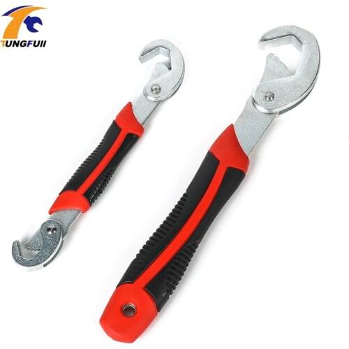 Tungfull Hand tool Adjustable Socket Head Wrench Polished chrome Spanner Chrome Combination Wrench Sets