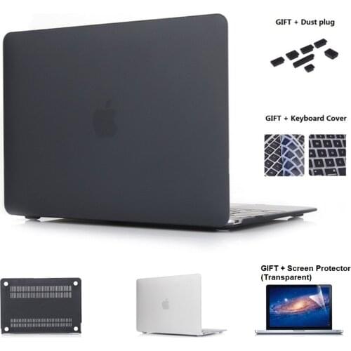 QUWIND Opaque Crystal Series Hard Case Protector for MacBook 12 inch Air 11 13 inch Pro 13 15 16 inch Pro retina 13 15 inch 2018