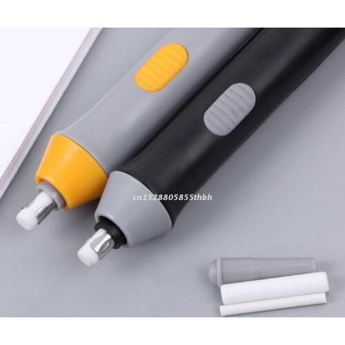 Electri Rubber Eraser Sketch Drawing Erasing Battery School Stationery Supplies