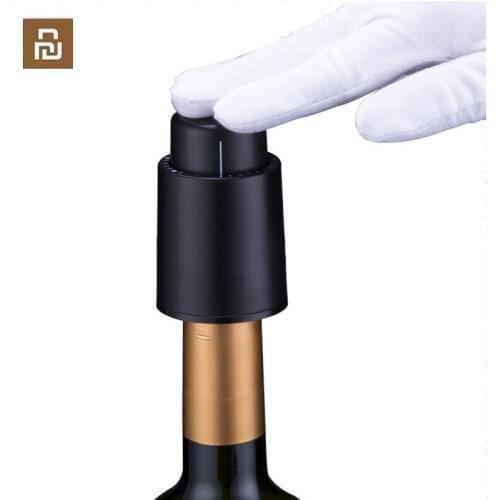 Youpin Wine Stopper Stainless Steel Vacuum Memory Wine Stopper Electric Stopper Wine Corks Metal Digital scale