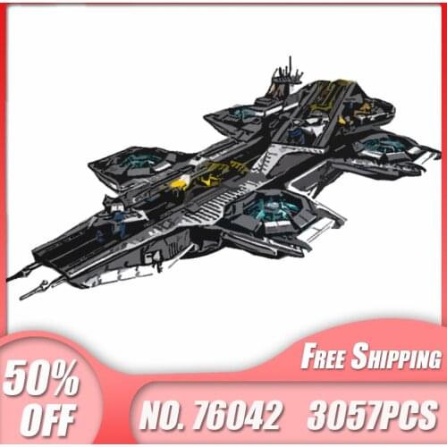 Star Plan Series Famous Movie Ship Compatible 07043 76042 The Helicarrier Model Building Blocks Bricks Kids Toys Birthday Gifts