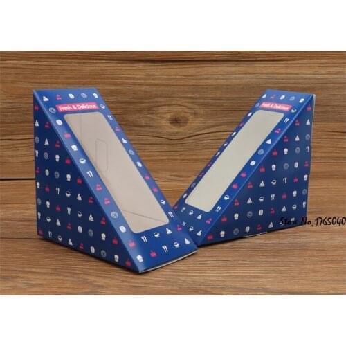 12*12*6.5CM white Sandwich boxes Open the window Food packing box Sandwich box 1000pcs/lot