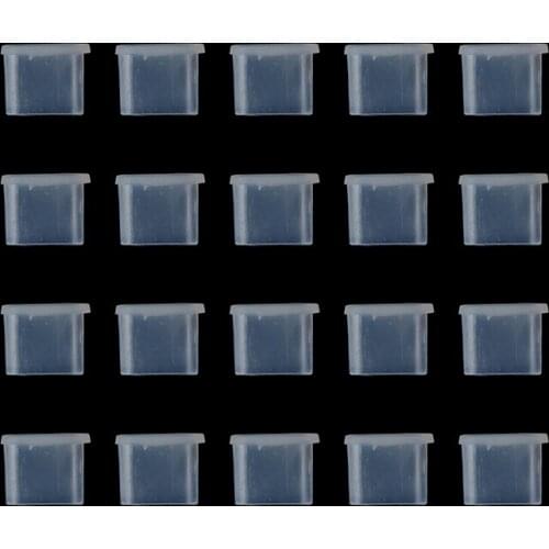 20 PCS Charging Cable Dust Plug Protector Cover Case Shell Type-C Male Port Charger Coat