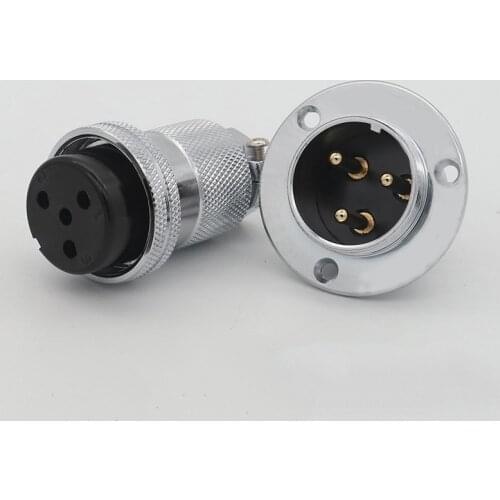 30MM 2 3 4 5 6 7 8 10 Pin Industrial Wire Power Connector Circular Road Battery Female Plug Male Socket Motorcycle Car Audio LED