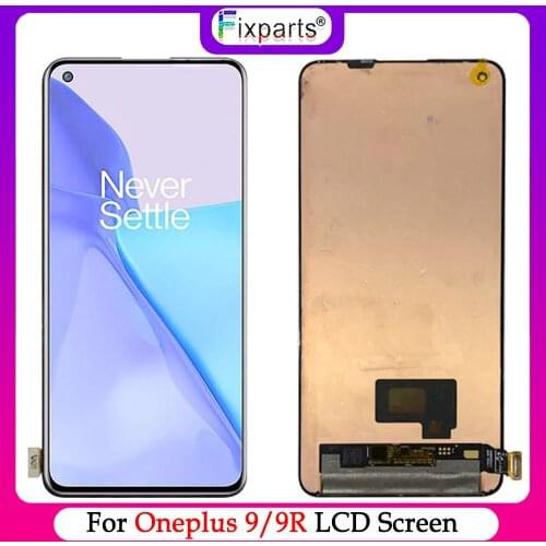 6.55'' For OnePlus 9 LCD LE2113, LE2111, LE2110 Screen Display+Touch Panel Digitizer For OnePlus 9R LCD 1+9R LE2101 Display