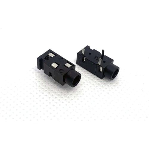 Free delivery 10 pieces of 3.5mm audio jack pj-320b horizontal plug-in pj320 3-pin dip environmentally friendly silver plating