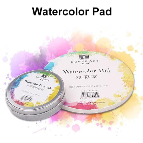 DORERART 300g Watercolor Paper Pad Aquarelle Painting Paper for Artist Hand Painting Watercolor Book Cotton Paper Cards