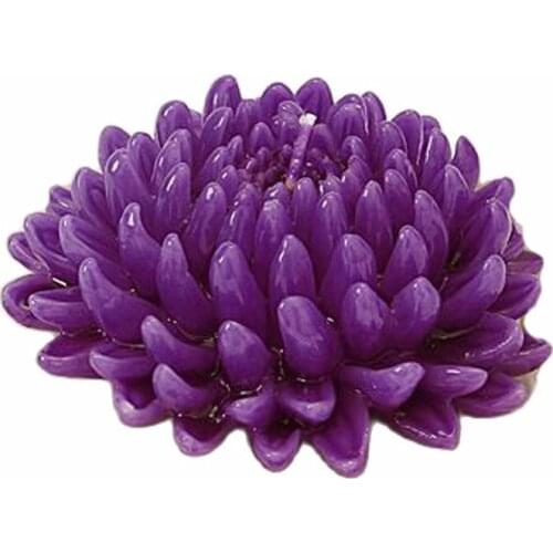 Chrysanthemum flower home candle soft silicone mold resin clay TaoHua mould cake soap candy mould