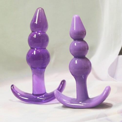 For men women Butt Plug Set Hot Sale Sex Products Anal Toys for Beginners Prostate Massager Adult Gay Anal Sex toys Soft Jelly