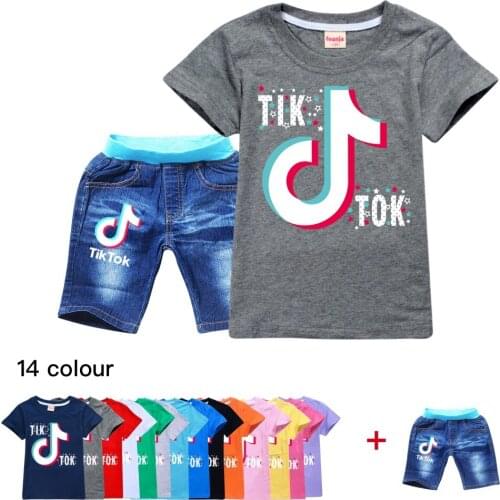 Summer Girls and Boys Clothes 2 Pieces Casual Sets Children Tracksuit for Girls Sport Suits Kids Clothes Set Teen Clothes 2-16Y