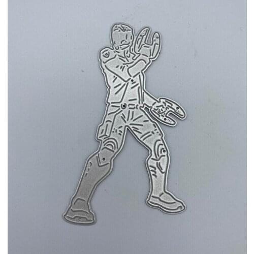 Mechanical warrior Metal Cutting Dies Stencil DIY Scrapbooking Photo Album Decor Embossing Cards Making DIY Crafts