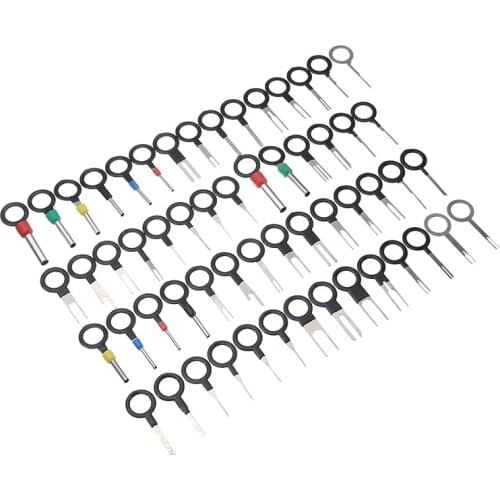 Durable New 57pcs Set Pin Ejector Wire Kit Extractor Auto Terminal Removal Key Tool Connector Kit Accessories