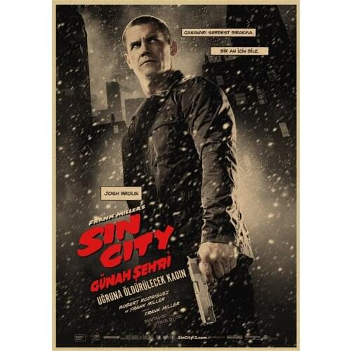 Lot style Choose Sin City classic movie Art print Silk poster Home Wall Decor