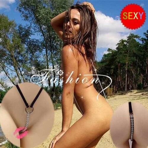 Sexy Massage Pearls Thongs Hipster Women Micro Bikini G Strings Bottoms Exotic Panties Underwear Lingerie Sunbath Beach Gifts