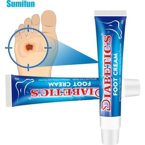 Sumifun 1pcs Diabetes Foot Cream Treatment Skin Itchy Anti Fungal Infection Repair Bacteriostasis Psoriasis Eczema Ointment