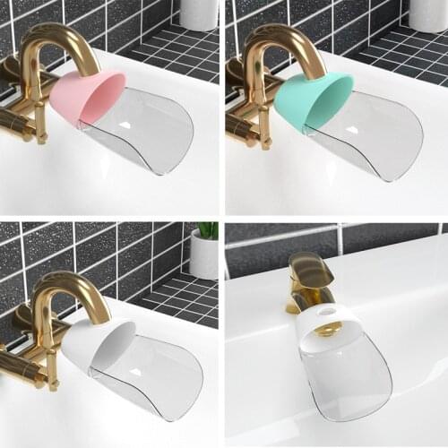 Bathroom Accessories Faucet Extender Baby Kids Hand Washing Device Silicone Children Sink Extender Faucet Kitchen Tools