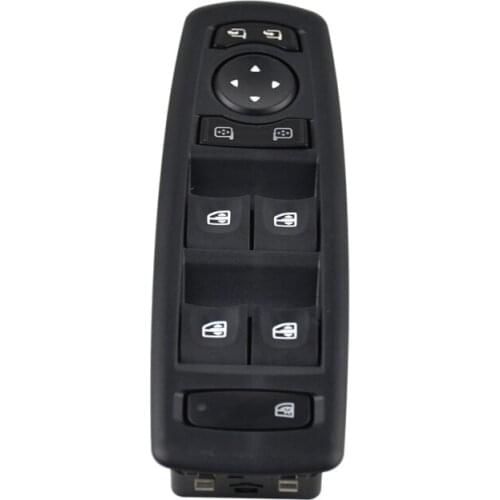 1pcs Black Power Window Switch, Glass Lifter Switch for Renault 25400015r