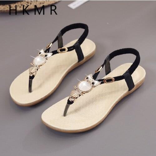 2021 New Arrival Summer Flip Flops Flat Sandals Women Flat Flip Flops Sandals and Slippers Owl Lazy Drag Beach Shoes Sandals