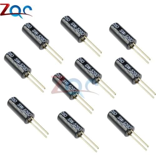 10pcs SW-520D Highly Sensitive SW-520D Metal Ball Angle Tilt Shaking Switch Vibration switch